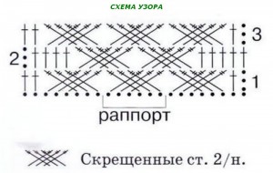 О вязании 2013-03-01_233400-300x190 Узор крючком Ромб в шахматном порядке